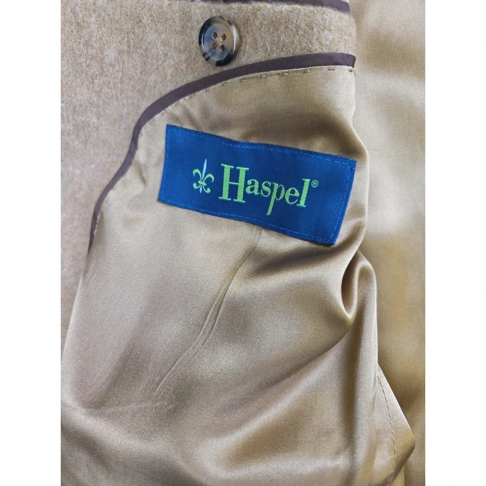 Haspel 100% CAMEL HAIR Tan Sport Coat Blazer Jacket COTTER Men's 42L‎